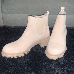 Steve Madden Howler Suede Block Heel Boots